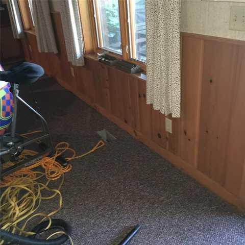 Wet Carpet in Lake House Basement