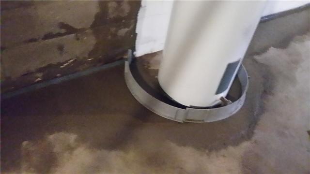 The flood ring is a great addition to any basement waterproofing. The ring is secured to the concrete and creates a barrier that keeps leaks in and directs moisture to the drainage system rather than into your living space or storage areas.