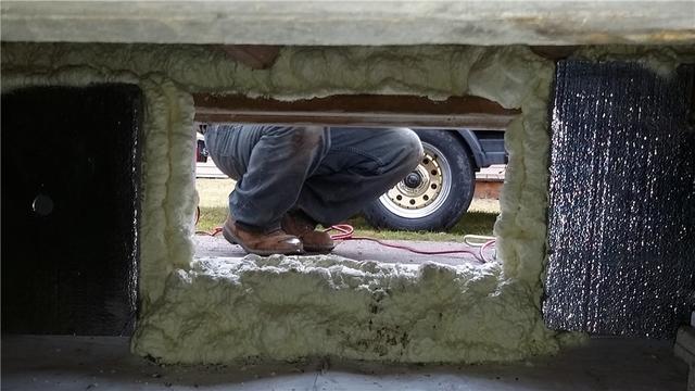 Spray Foam Insulation Fills All Gaps