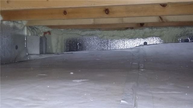 Insulated Crawl Space Is Warm And Bright