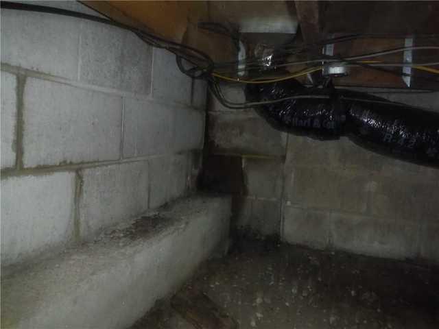 It was clear that various areas within the crawl space were allowing moisture in. Encapsulating the crawl space will help guide moisture to the drain and will keep harmful vapors out.