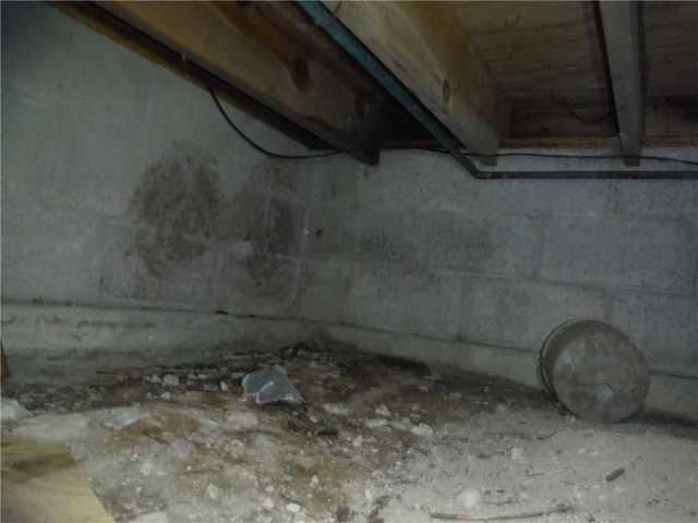 There was moisture entering in gaps in some of the rim joists. This was causing joists to hold onto moisture. Over time the moisture will lead to rot and to mold, two things that you don't want in your home or your crawl space.