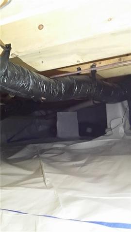 The finished crawl space is brighter, dryer, smells great, and will keep the home in better shape for years to come. CleanSpace covers the floors, block walls, and columns to provide ultimate protection.