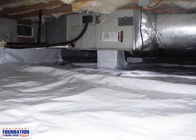 Working in the Crawl Space
