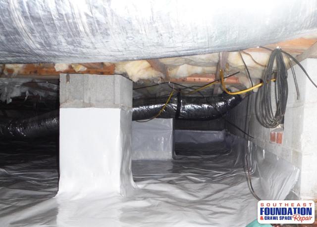 Southeast Foundation and Crawl Space Repair knows how to clean up your crawl space right with our CleanSpace Encapsulation System.