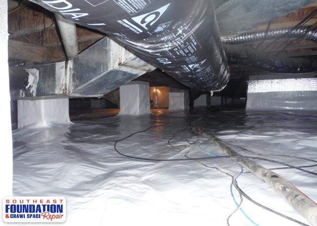 Clean Looking Crawl Space