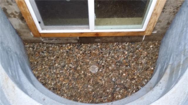 Egress Well Fitted With Proper Drainage