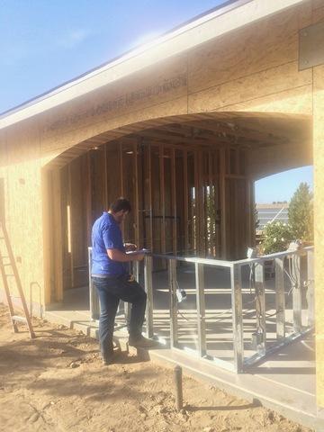 Our Crew Installing Motorized Screens in Hanford