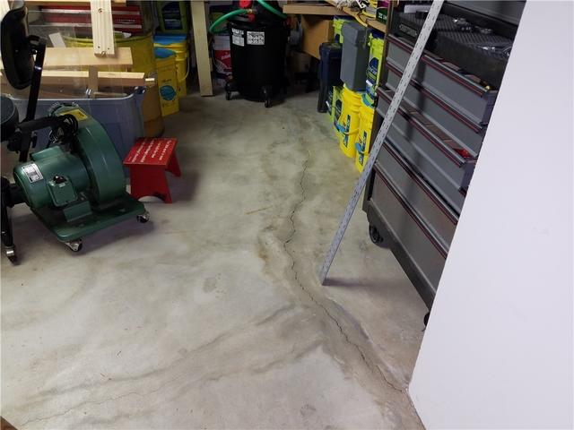 Leaking Cracks in Basement Floor