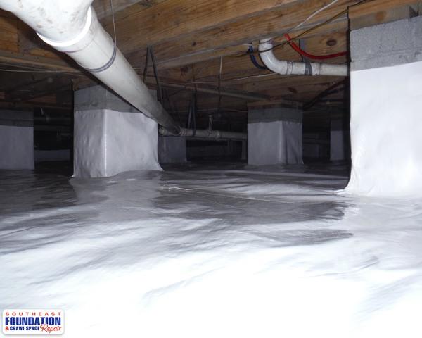 Wrapped Piers for the Right Way to Install a CleanSpace Encapsulation