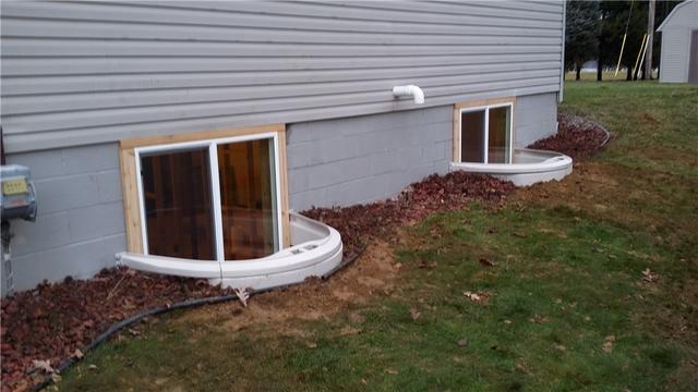 Completed Egress Windows Look Fantastic