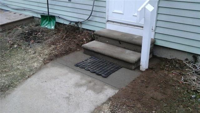 New Slab Levels Out The Front Steps