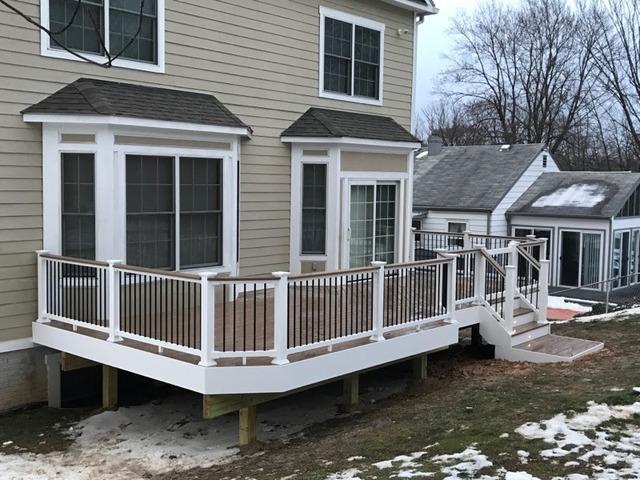 This deck will the give the homeowners peace of mind.