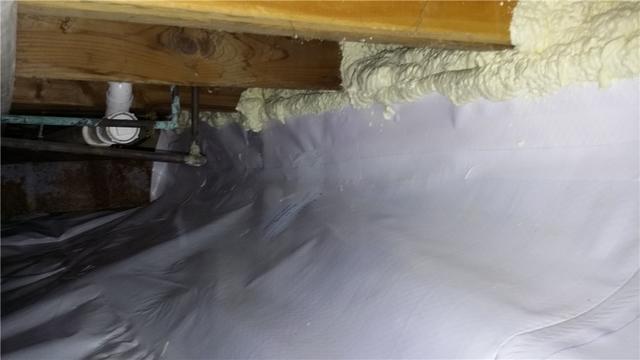 SprayFoam Seals Any Remaining Gaps