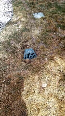 <p>LawnScape Outlet to drain away water seepage from basement.</p>