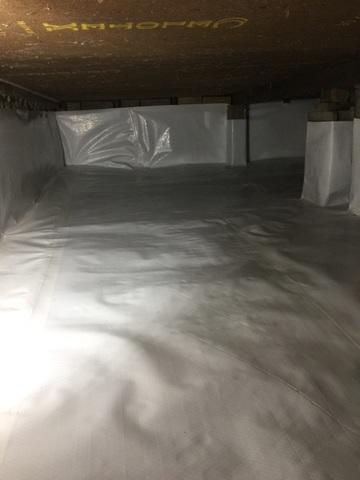 The transformation of this crawlspace was amazing. Good work Team!