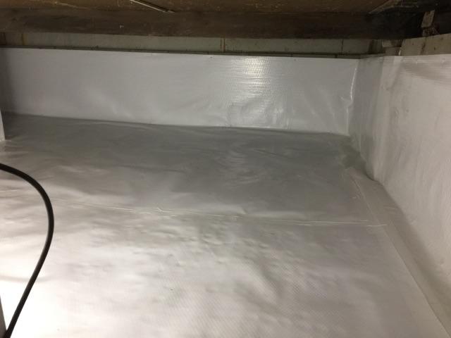 Here you can see our final product, as always this homeowner was very happy and could not believe how beautiful their crawlspace is now.