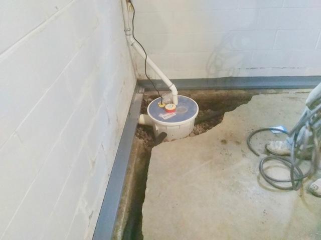 Installing the Sump Pump