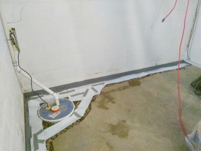 Sump Installation Complete