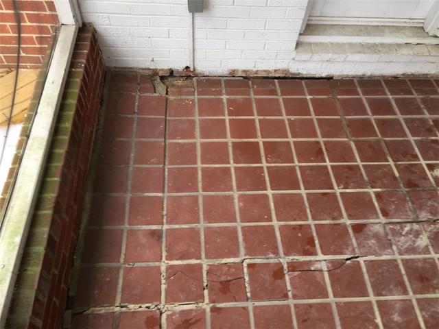 DryZone, LLC Photo Album - Sinking porch slab in Wilmington Delaware
