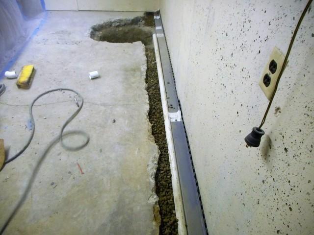 Sump Pit and Trench