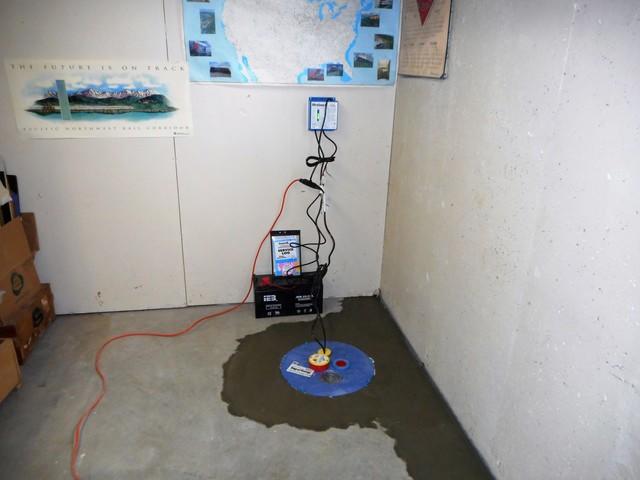 Sump Pump Installed