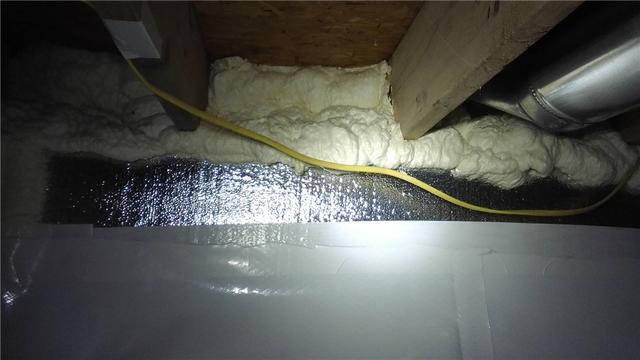 FrothPak and SilverGlo Used to Insulate Space