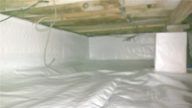 CleanSpace Keeps Crawl Space Clean and Dry