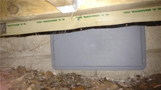 Exterior Vent Cover Protects Against Debris