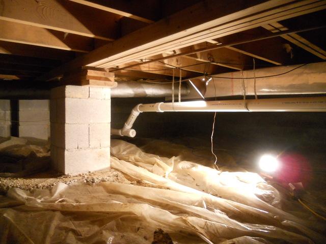 Dirt Floor Crawl Space