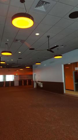 All electrical work is complete