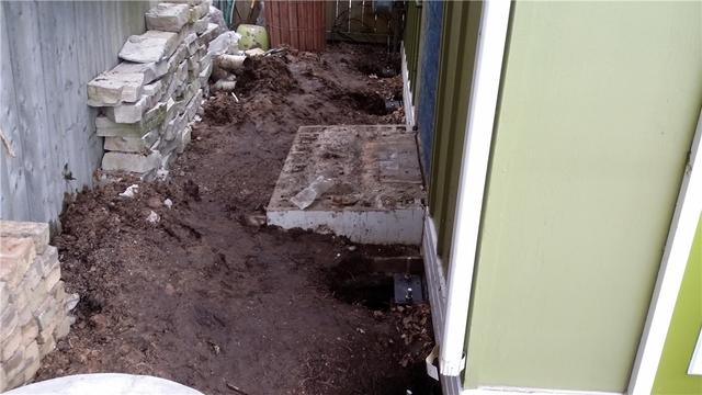 Push Piers Are Installed Along The Foundation