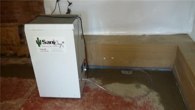 SaniDry Basement Dehumidifier