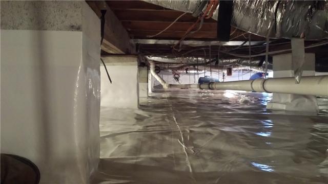 Encapsulated Crawlspace in Seaford Delaware
