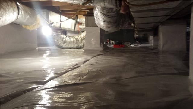 Encapsulated Crawlspace in Seaford Delaware