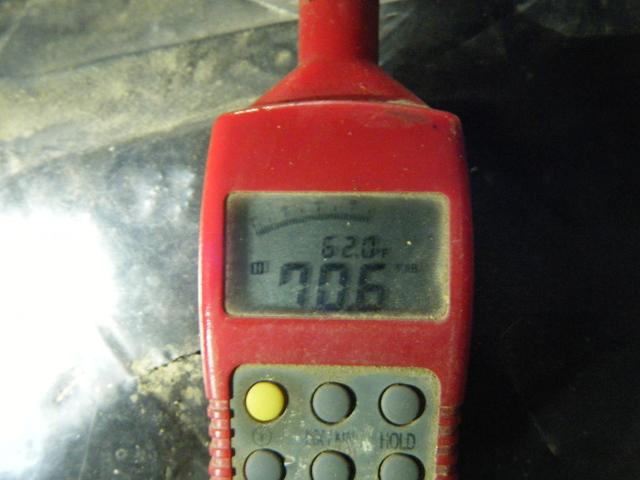 Humidity Reading in Boonville Crawlspace over 70%
