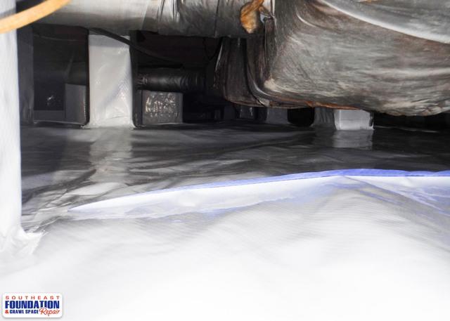 CleanSpace Encapsulation System installed using 20 mil Liner