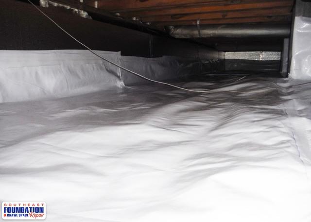SilverGlo Insulation on the Walls and 20 mil CleanSpace Liner