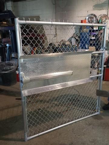 After a lot of hard work from Joe, the gate is complete and looks great!