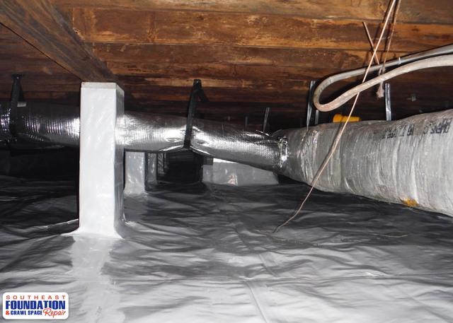 Most crawl space are moldy, foul smelling space that homeowner try to avoid but with our CleanSpace Encapsulation System we are able to turn a nasty crawl space into a great useful part of the home.