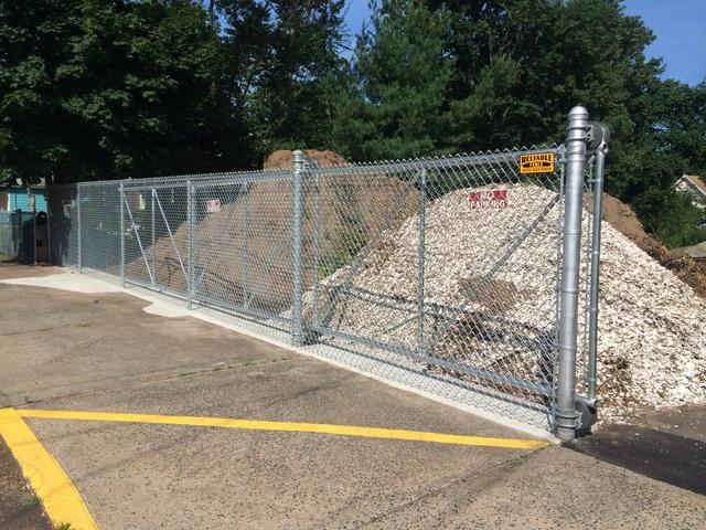 This is the view of the gate while open