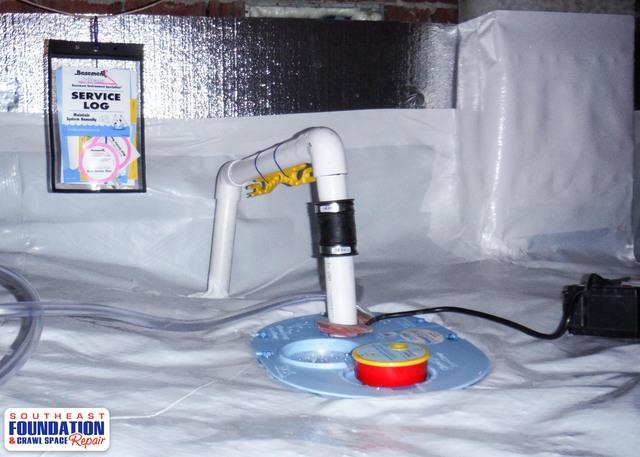 SmartSump Sump Pump System Installed