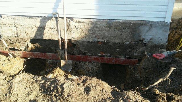 Problem area with Sinking Foundation