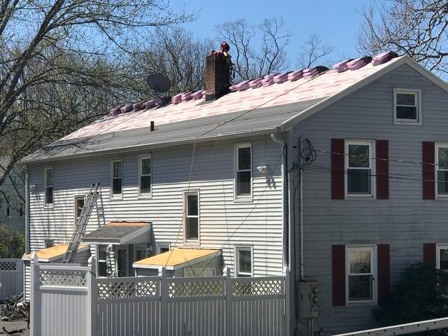 Ready to lay the shingles