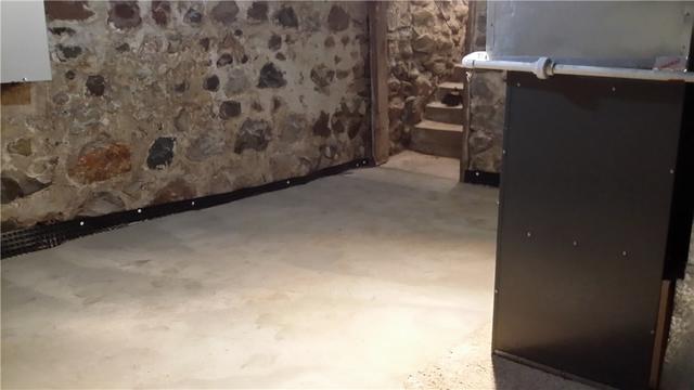 New Concrete Floor Replaces Dirt