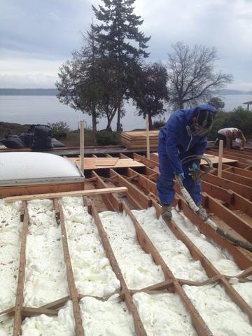 Re-roofing Insulation in Cedar, BC Home