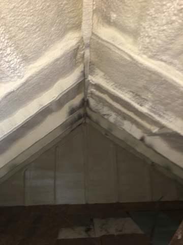Roof Deck in Attic Post-Insulation