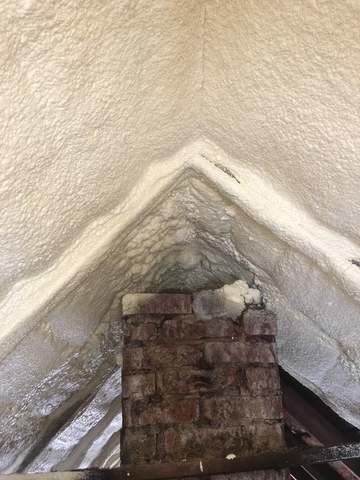 Spray Foam Insulation installed in the attic