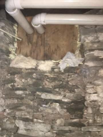 Stone Wall Foundation Uninsulated
