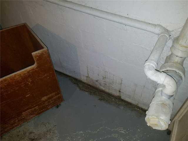 Water Damage in Wet Basement